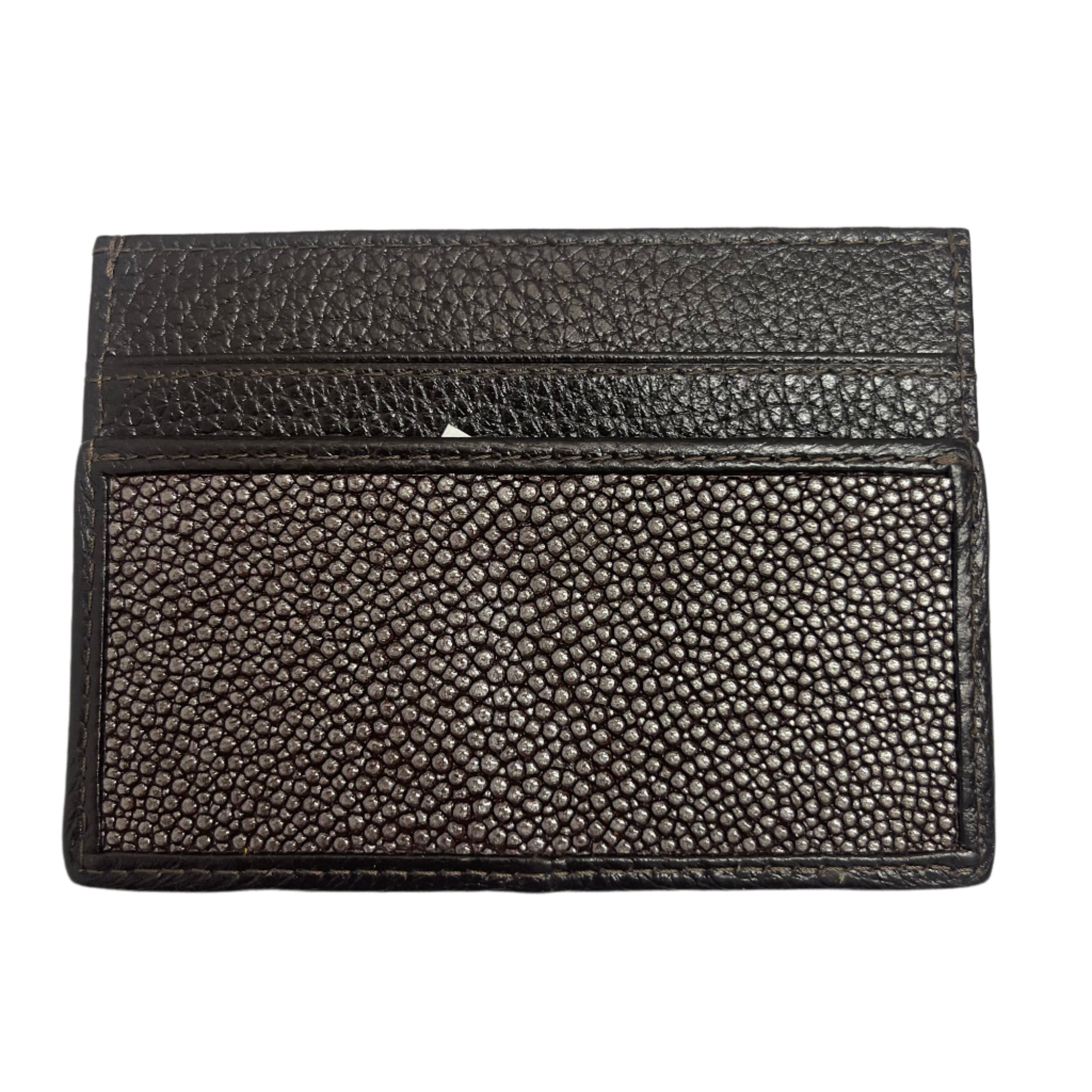 Stingray Leather Slim Card Holder