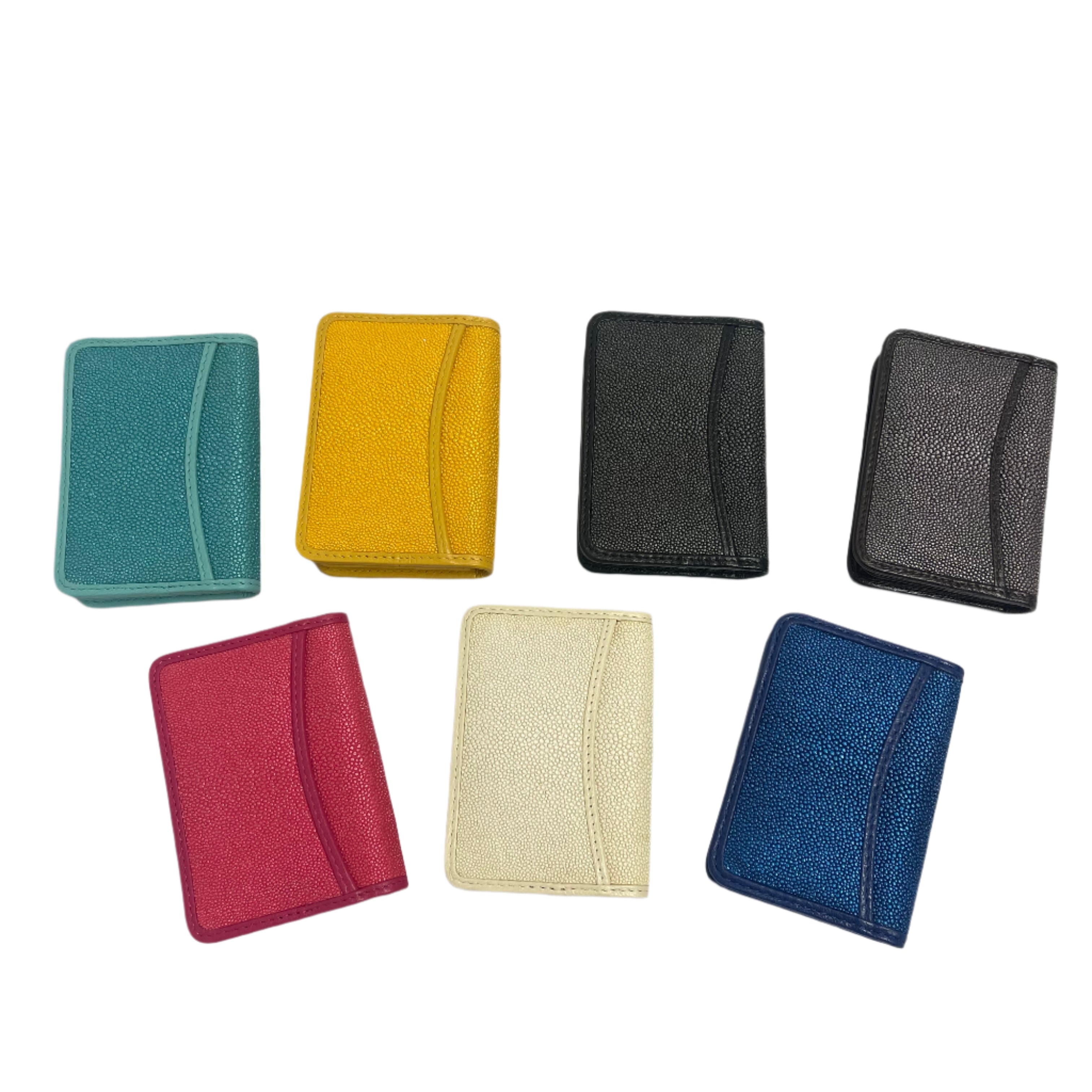 Stingray Leather Card Holder