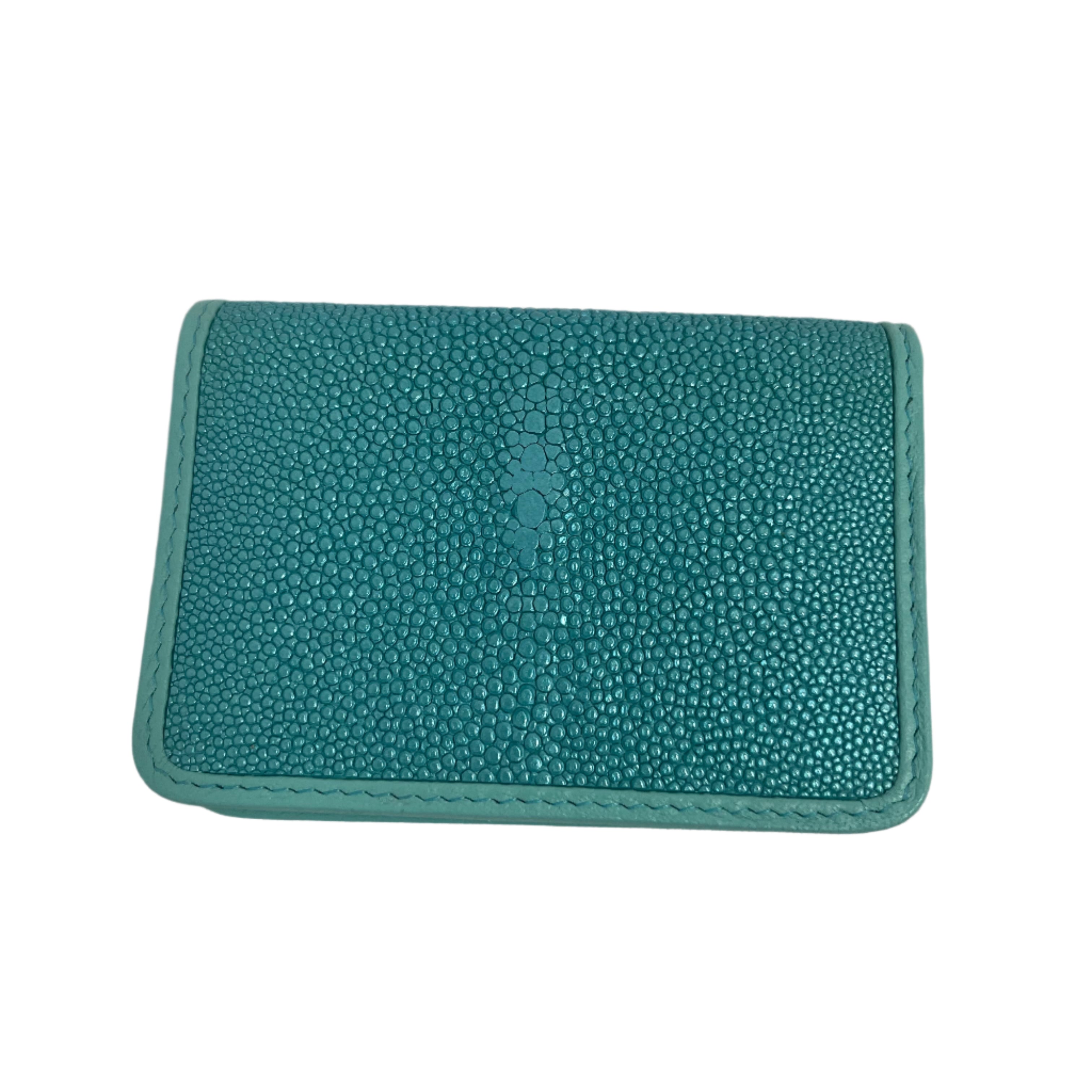 Stingray Leather Card Holder