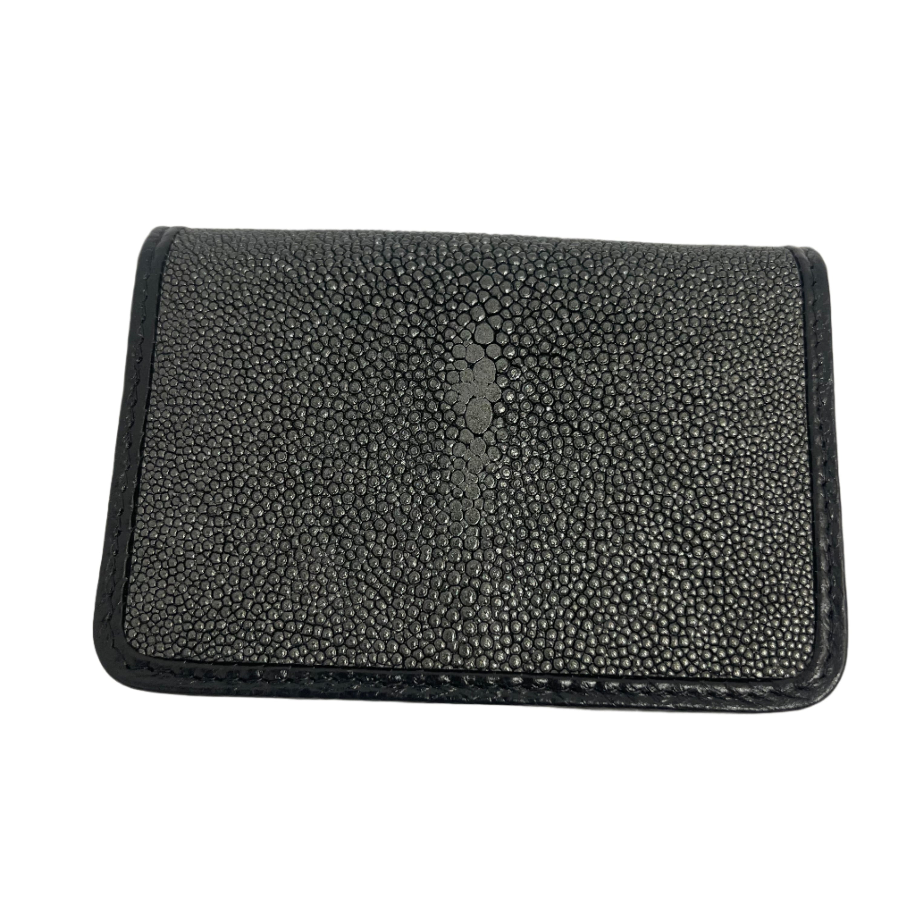 Stingray Leather Card Holder