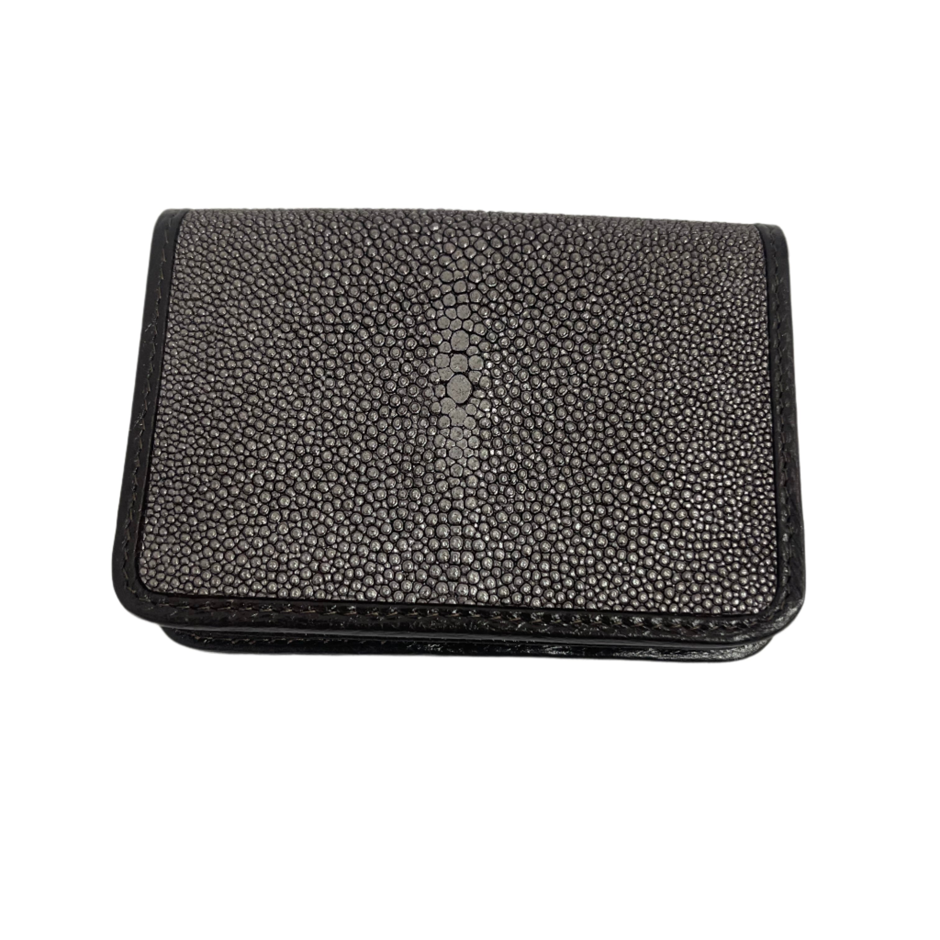 Stingray Leather Card Holder