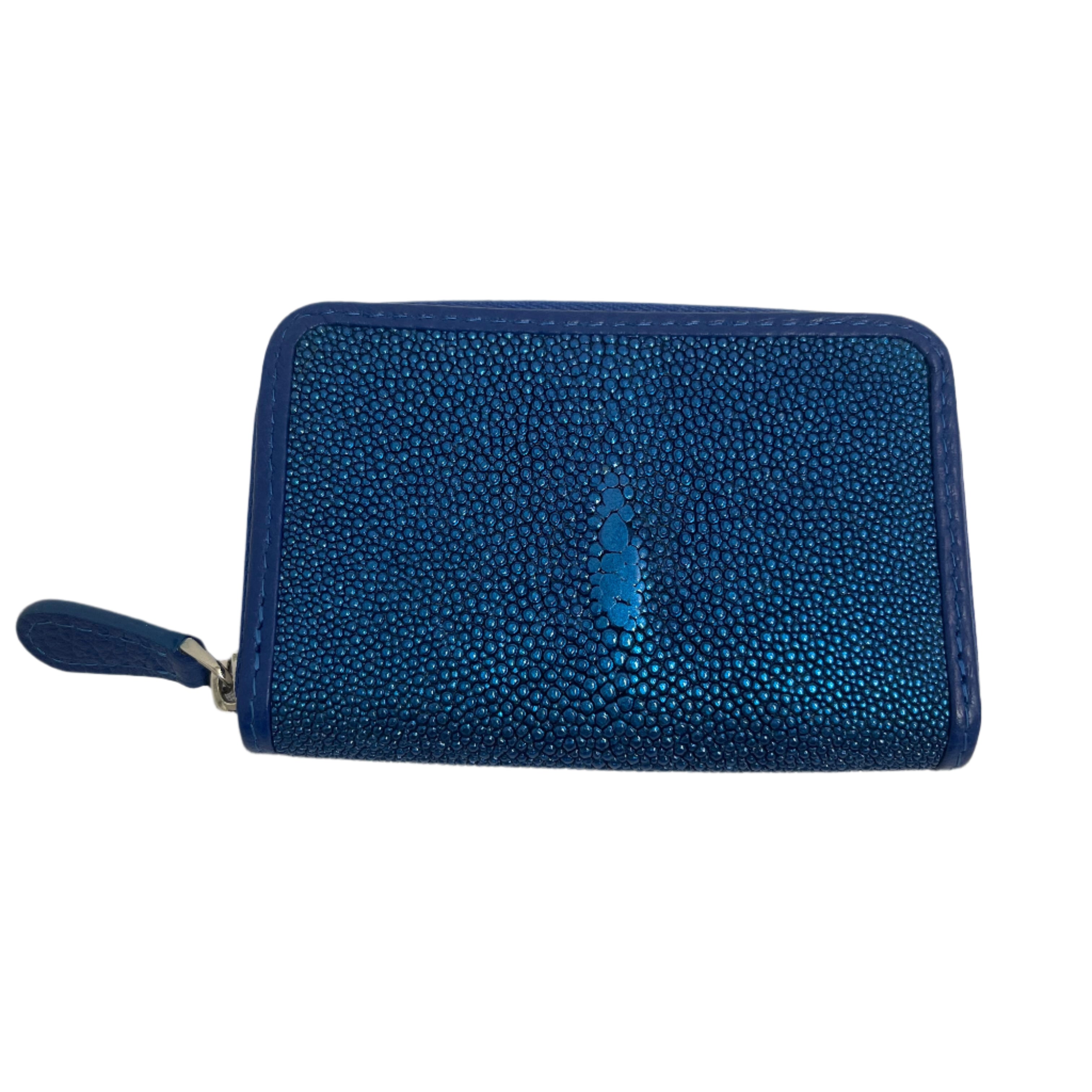 Stingray Leather Zippered Wallet