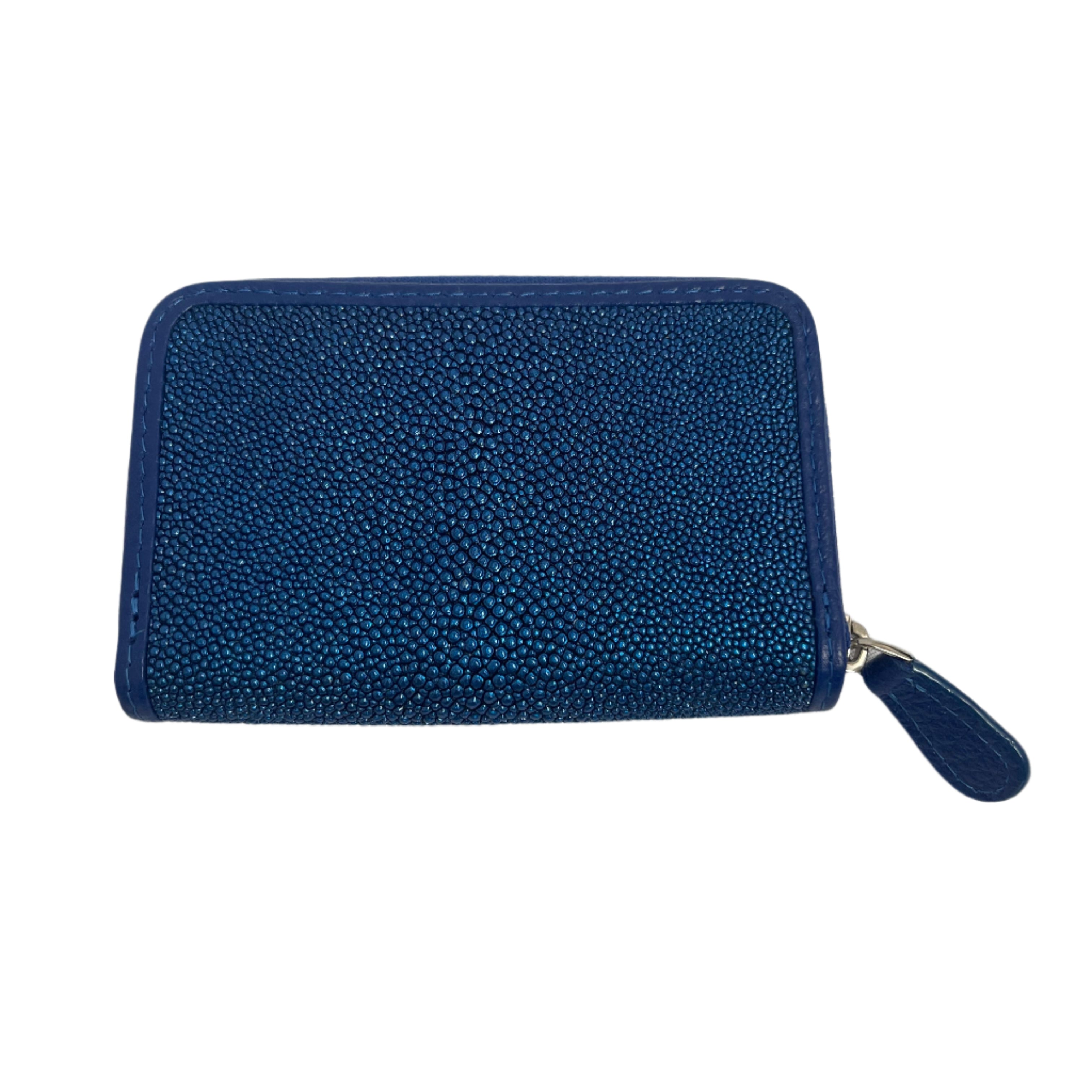 Stingray Leather Zippered Wallet