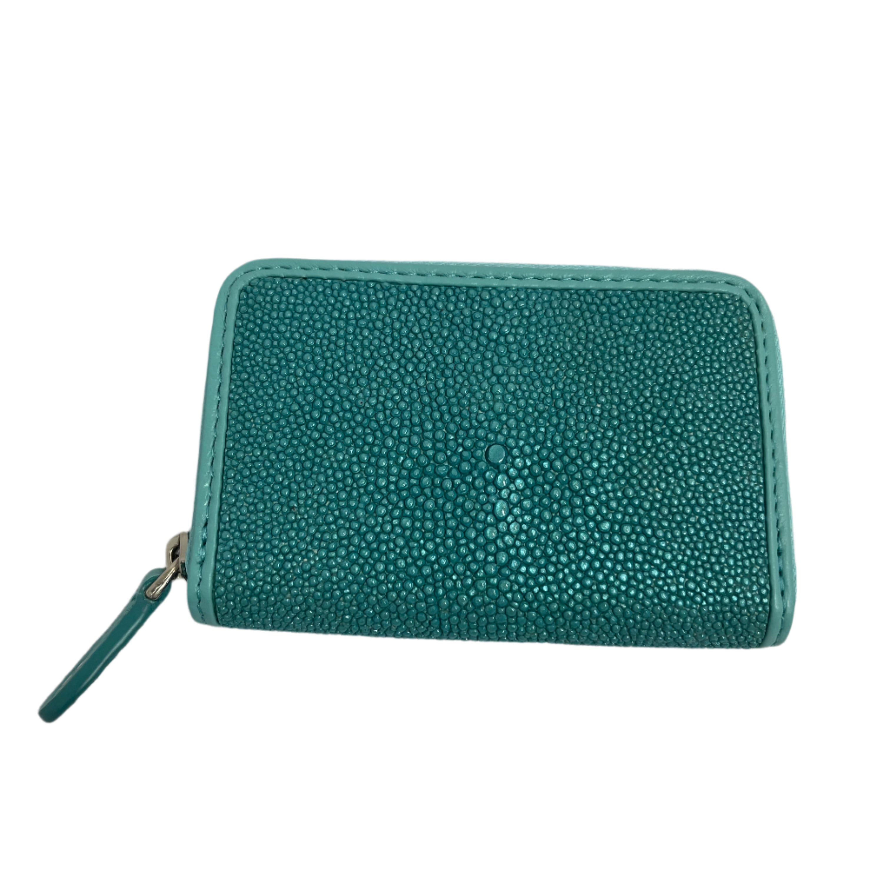 Stingray Leather Zippered Wallet