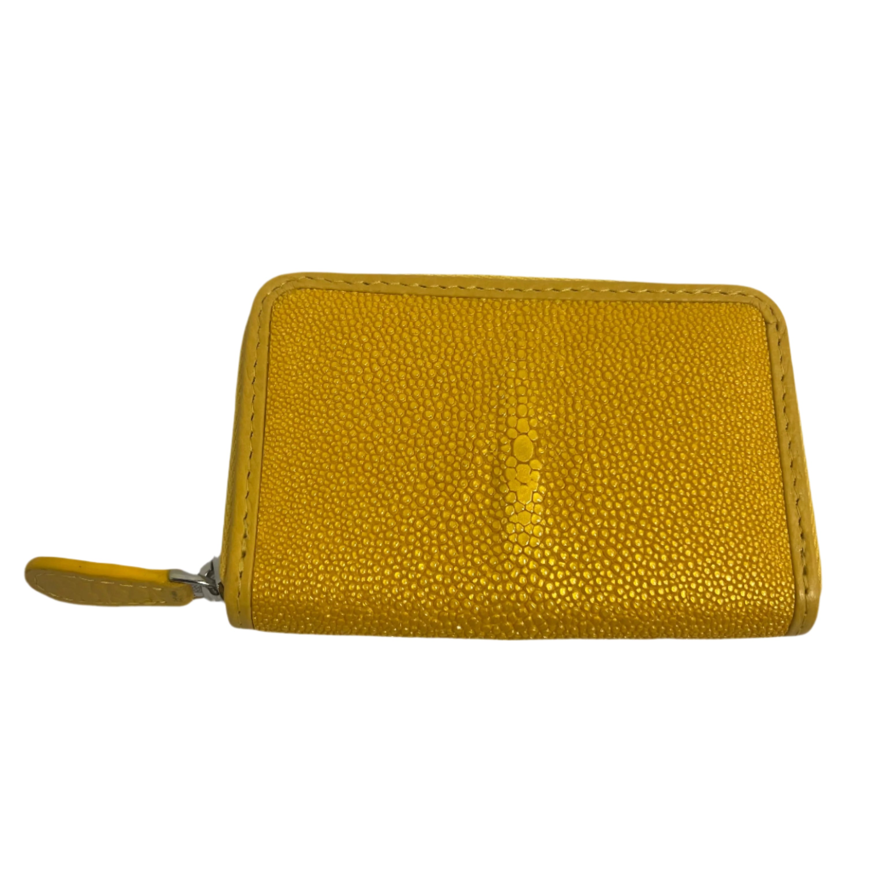 Stingray Leather Zippered Wallet