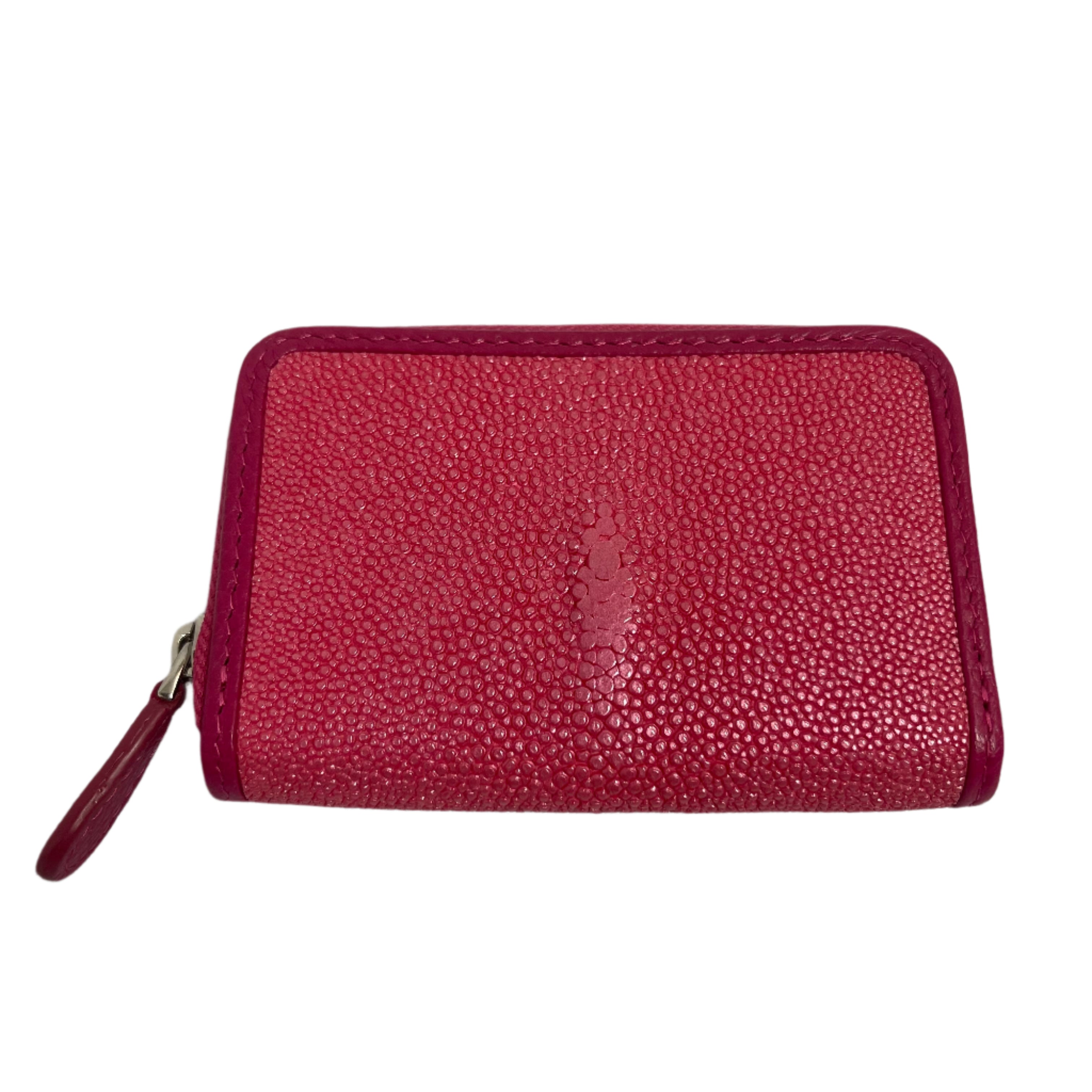 Stingray Leather Zippered Wallet