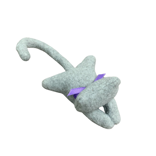 Cat Clip gray backside