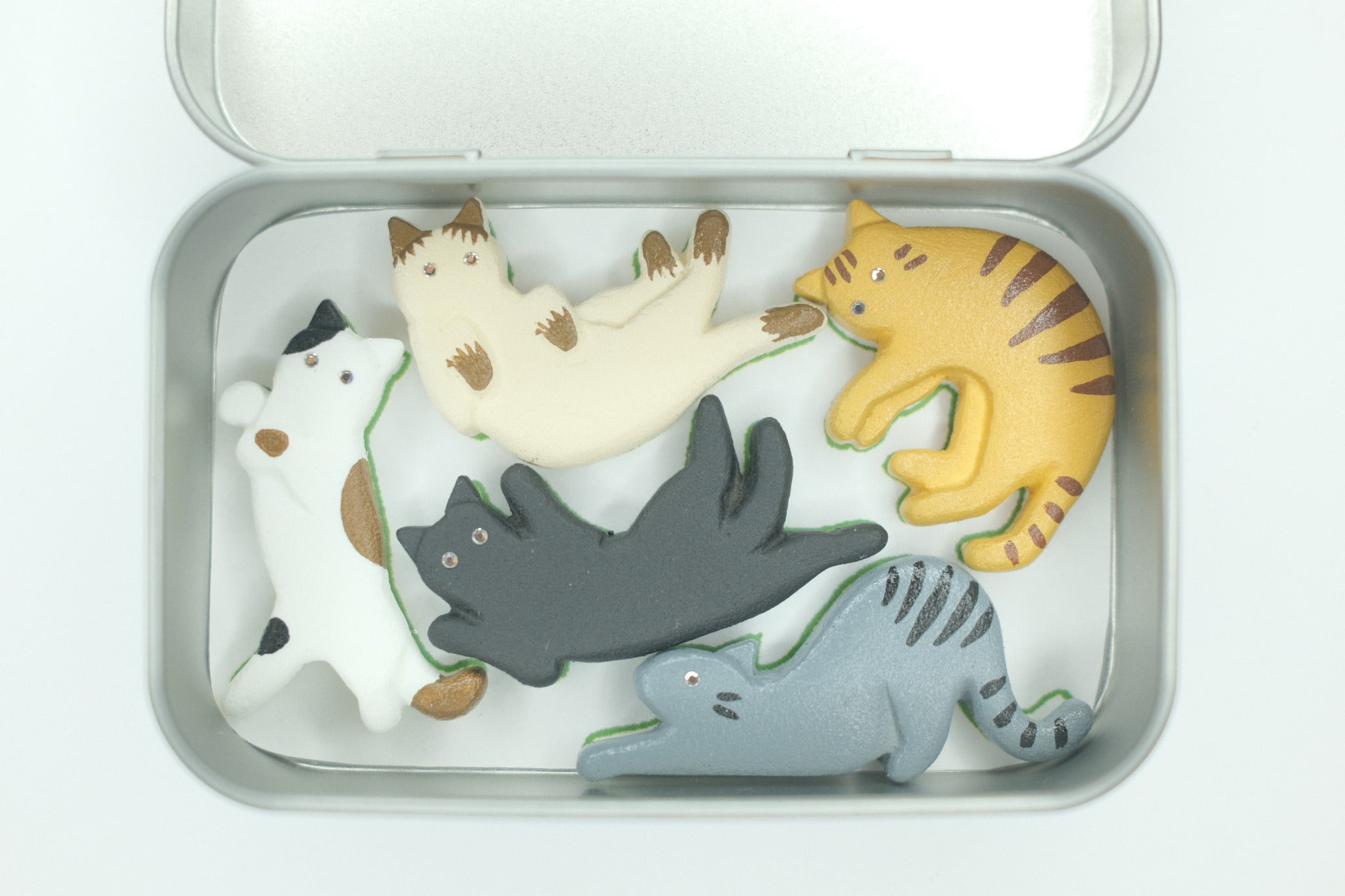 Cat Pose Magnets Set