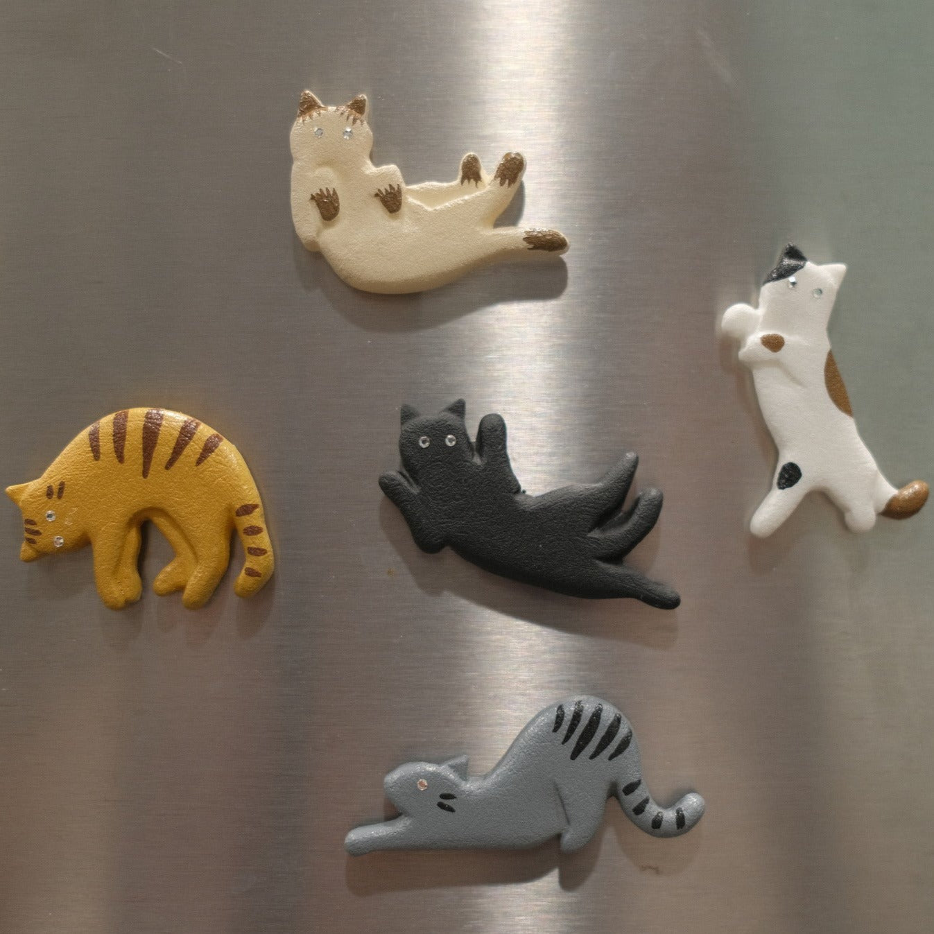 Cat Pose Magnets Set
