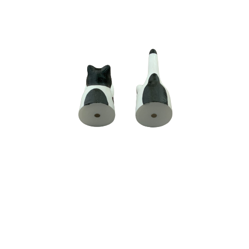 Jumping Cat Magnet black & white