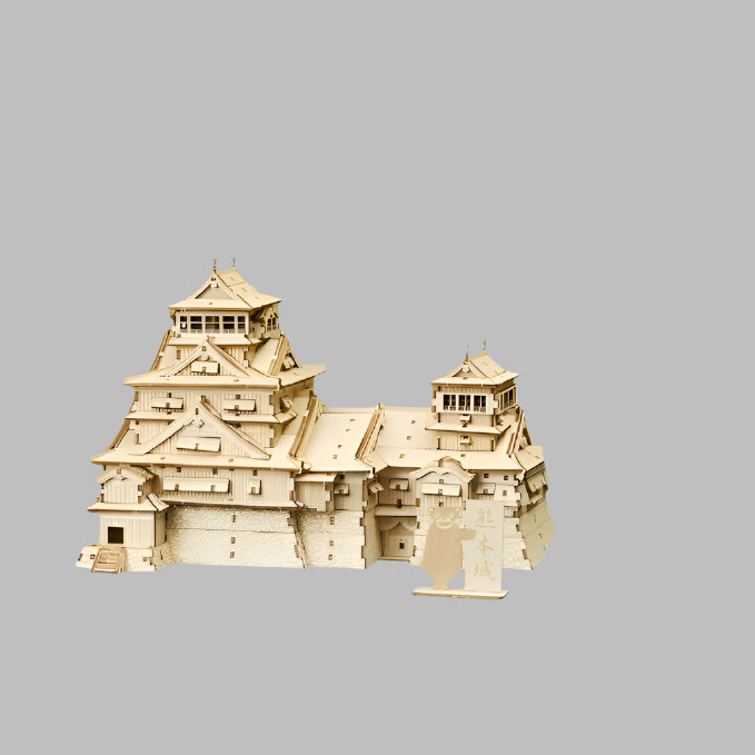 Ki-gu-mi 3D Wooden Japanese Castle Puzzles