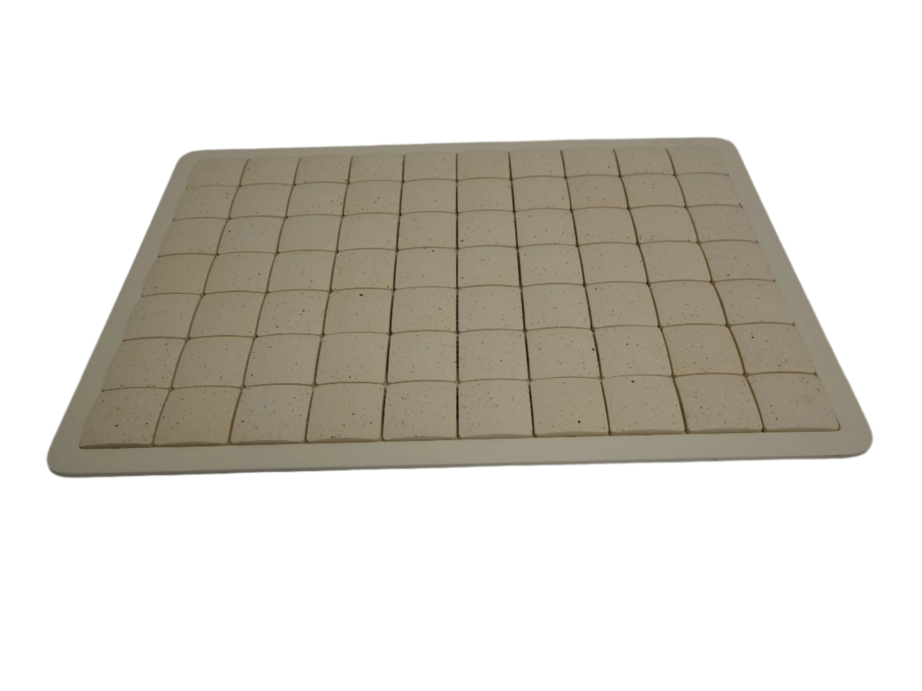 PURE REFRE Diatomaceous Earth Tile Bath Mat – Lightweight & High Absorbency